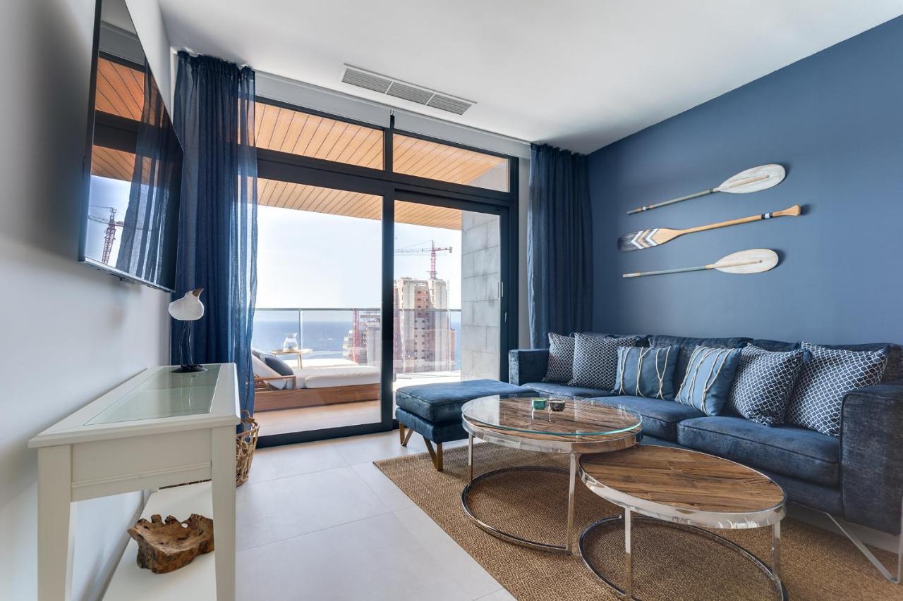Apartamento SUNSET WAVES Benidorm Sea View Exterior foto